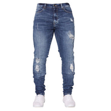 Load image into Gallery viewer, Ripped Denim Trousers
