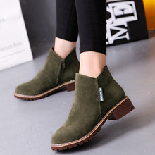 Load image into Gallery viewer, High Top Warm Suede Boots
