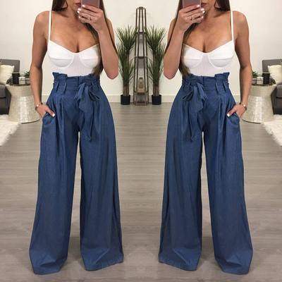 Loose Fit Belted Trousers