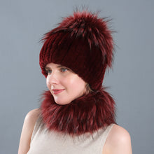 Load image into Gallery viewer, Super Soft Fuzzy Hat &amp; Scarf Set
