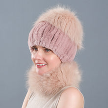 Load image into Gallery viewer, Super Soft Fuzzy Hat &amp; Scarf Set
