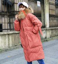 Load image into Gallery viewer, Mid-length Loose Fitted Down Padded Coat
