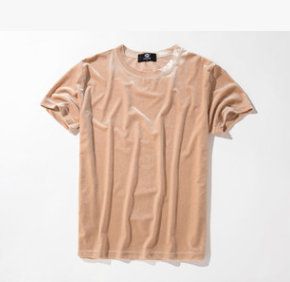 Velour Short-Sleeved T-shirt