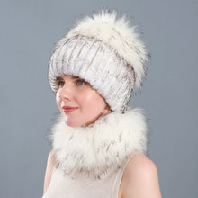 Load image into Gallery viewer, Super Soft Fuzzy Hat &amp; Scarf Set
