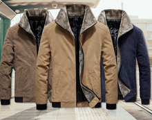 Load image into Gallery viewer, Casual Corduroy Fur Lined Jacket
