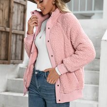 Load image into Gallery viewer, Plush Cardigan Jacket Double Sided Plush Jacket Top Women
