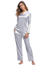 Load image into Gallery viewer, Satin Pajamas Pants Set
