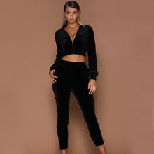 Load image into Gallery viewer, Shimmery Casual Jogger Set
