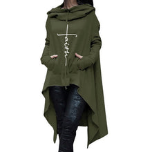 Load image into Gallery viewer, Irregular Hemmed Hooded Cape
