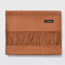 Load image into Gallery viewer, Fringed Plush Cashmere Scarves
