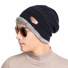 Load image into Gallery viewer, Plush Lined  Beanie Cap
