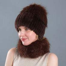 Load image into Gallery viewer, Super Soft Fuzzy Hat &amp; Scarf Set
