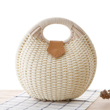 Load image into Gallery viewer, Round Rattan Handbag in Great Colors
