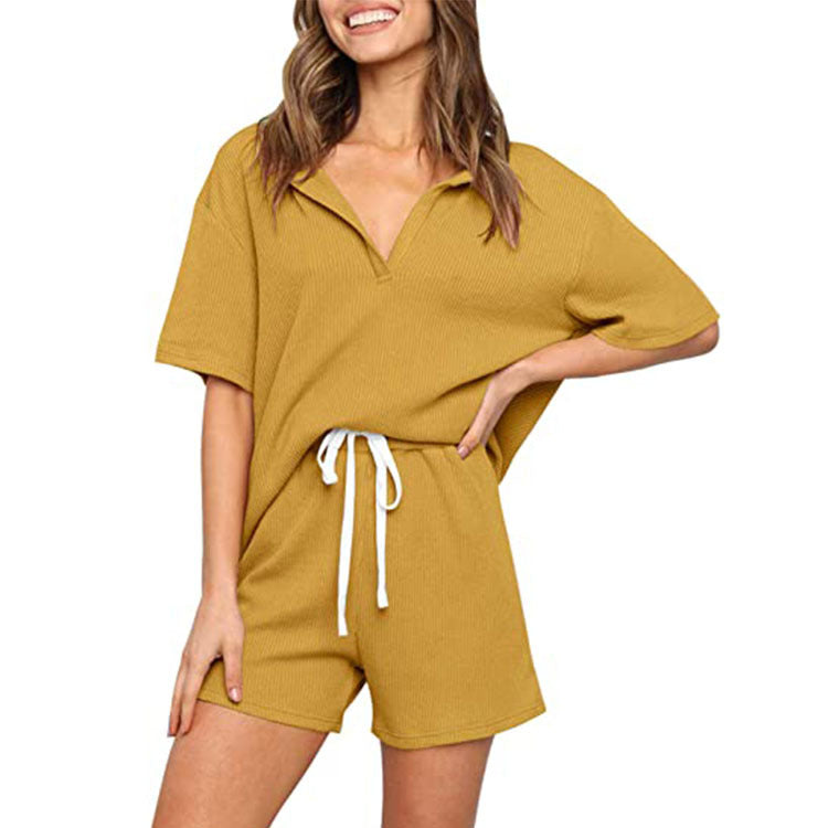 Casual Short Romper Set