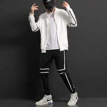 Load image into Gallery viewer, Piped Grey Jogger Suit
