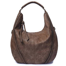 Load image into Gallery viewer, Classic Stitch Accent Shoulder Bag
