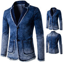 Load image into Gallery viewer, Denim 2 Button Blazer
