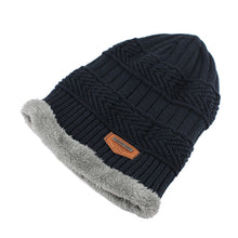 Load image into Gallery viewer, Plush Lined  Beanie Cap
