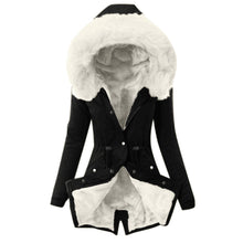 Load image into Gallery viewer, Hooded Drawstring Plush Jacket Women
