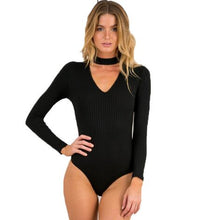 Load image into Gallery viewer, Sexy Ribbed Knitted Autumn Bodysuit
