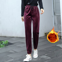 Load image into Gallery viewer, Velour Casual Warm Trousers
