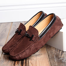 Load image into Gallery viewer, Suede Piped Loafers
