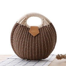 Load image into Gallery viewer, Round Rattan Handbag in Great Colors
