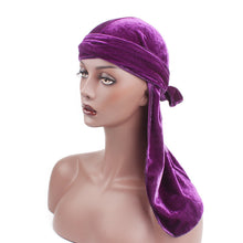 Load image into Gallery viewer, Velvet Hair Wrap in Vibrant Colors
