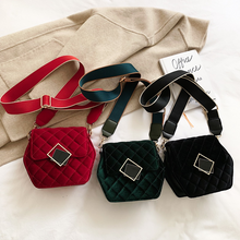 Load image into Gallery viewer, Velvet diamond bag
