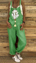 Load image into Gallery viewer, Printed  Relax Fit Cotton Overalls
