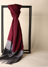 Load image into Gallery viewer, Long Plaid Cashmere Autumn  Scarf
