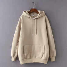 Load image into Gallery viewer, Hooded Loose Fitted Thick  Soft Sweatshirt
