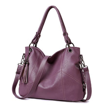 Load image into Gallery viewer, Large Soft Tasseled Handbag
