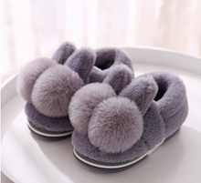 Load image into Gallery viewer, Plush Bunny Ear Slippers
