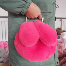 Load image into Gallery viewer, Plush Bunny Ear Handbag
