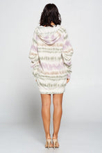 Load image into Gallery viewer, Terry Brushed Print Sweater Dress
