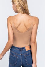 Load image into Gallery viewer, V-neck Satin Cami Bodysuit
