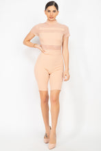 Load image into Gallery viewer, Sheer Mesh Turtleneck Romper
