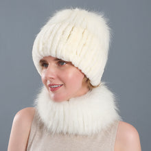 Load image into Gallery viewer, Super Soft Fuzzy Hat &amp; Scarf Set
