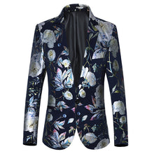 Load image into Gallery viewer, Satin Print Suit Jacket
