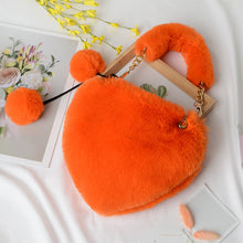 Load image into Gallery viewer, Plush Heart Handbag
