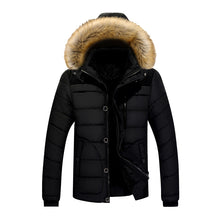 Load image into Gallery viewer, Thick Hooded  &amp; Fur Collar Padded Jacket
