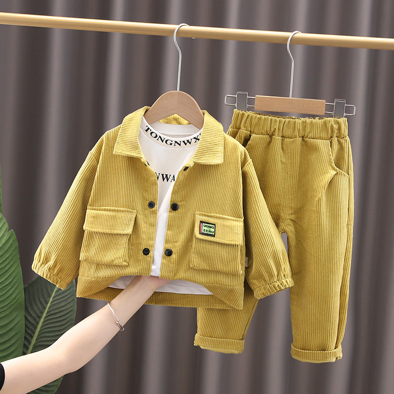 Autumn Boys 3-PC Corduroy Suit