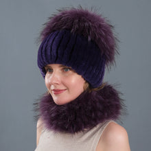 Load image into Gallery viewer, Super Soft Fuzzy Hat &amp; Scarf Set
