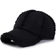 Load image into Gallery viewer, Fur Lined Suede Baseball Cap
