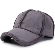 Load image into Gallery viewer, Fur Lined Suede Baseball Cap
