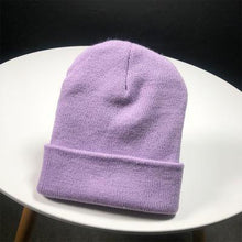 Load image into Gallery viewer, Tightly Knitted Solid Warm Cap
