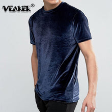 Load image into Gallery viewer, Velour Solid Color Loose Fit T-shirt
