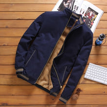 Load image into Gallery viewer, Fleece Lined Bomber Jacket
