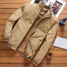 Load image into Gallery viewer, Fleece Lined Bomber Jacket
